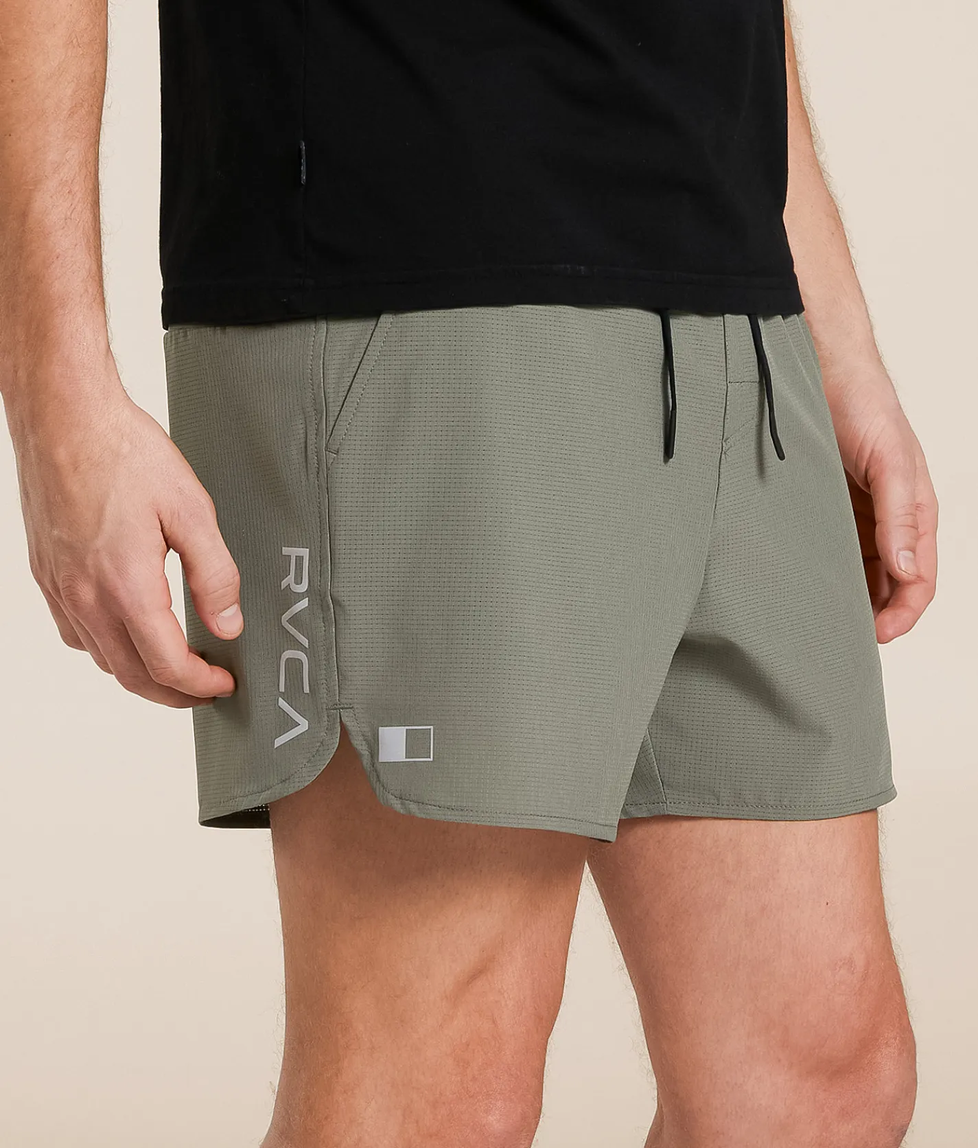 RVCA Yogger Lite Stretch Short Sage Leaf Outlet