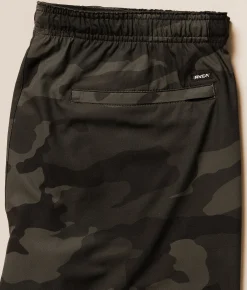 Bottoms|Activewear | RVCA Yogger Performance Stretch Short Camoflage