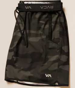 Bottoms|Activewear | RVCA Yogger Performance Stretch Short Camoflage
