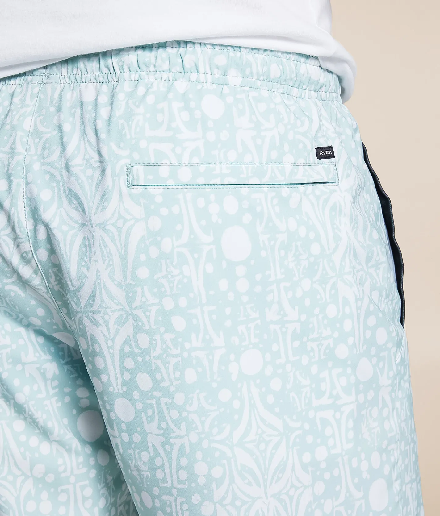 Bottoms|Activewear | RVCA Yogger Rich Jacobs Stretch Short Blue Haze