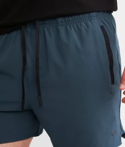 Bottoms|Activewear | RVCA Yogger Stretch Short Petrol Blue