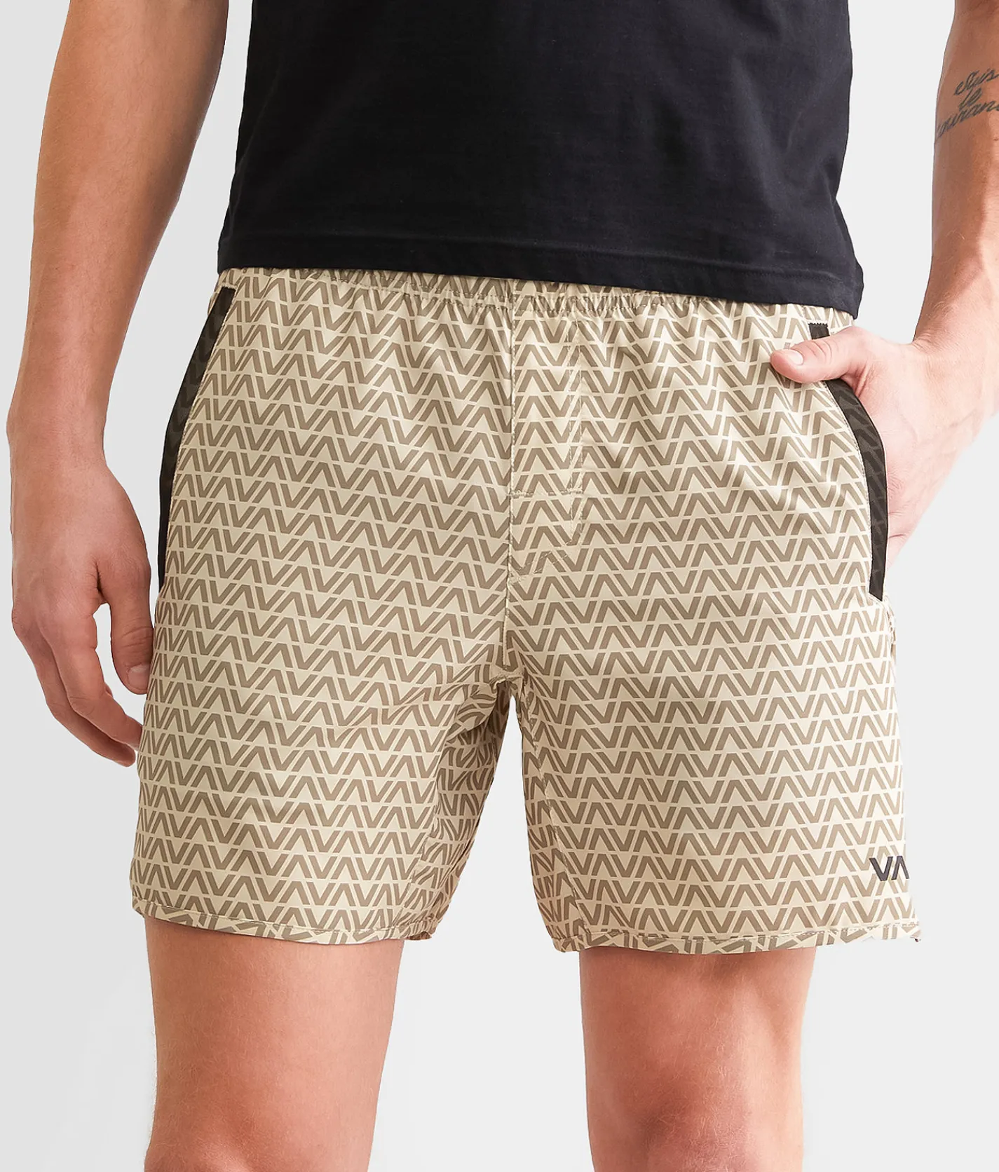 RVCA Yogger Stretch Short Oatmeal Online