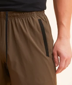 Bottoms|Activewear | RVCA Yogger Stretch Short Mocha