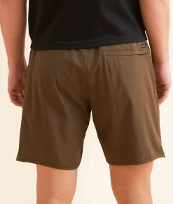 Bottoms|Activewear | RVCA Yogger Stretch Short Mocha