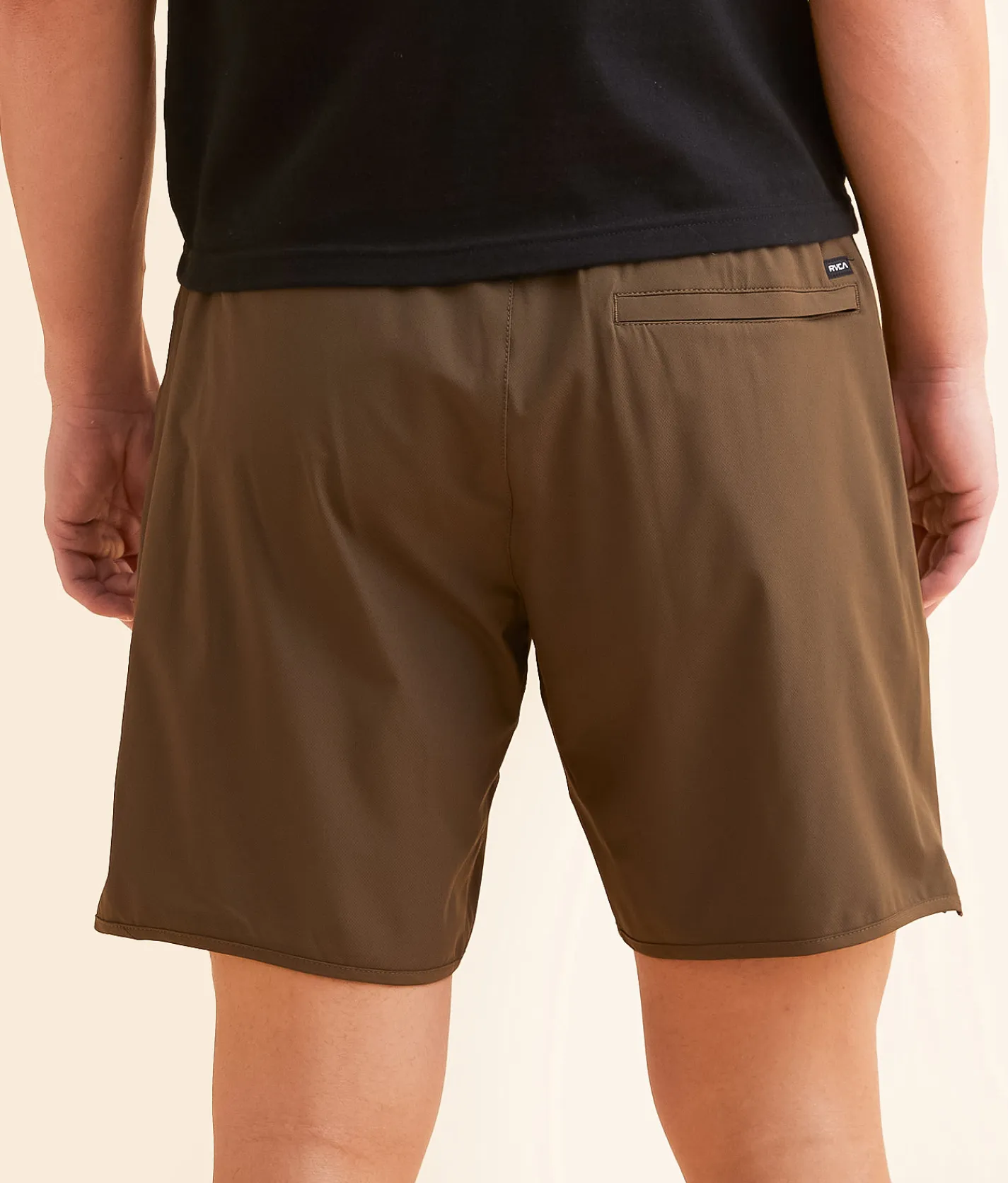 Bottoms|Activewear | RVCA Yogger Stretch Short Mocha