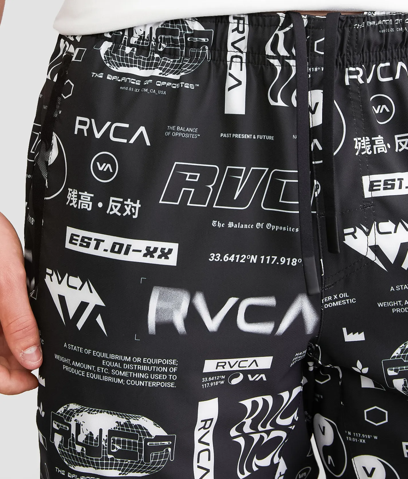 Bottoms|Shorts | RVCA Yogger Stretch Short All Brand All Over