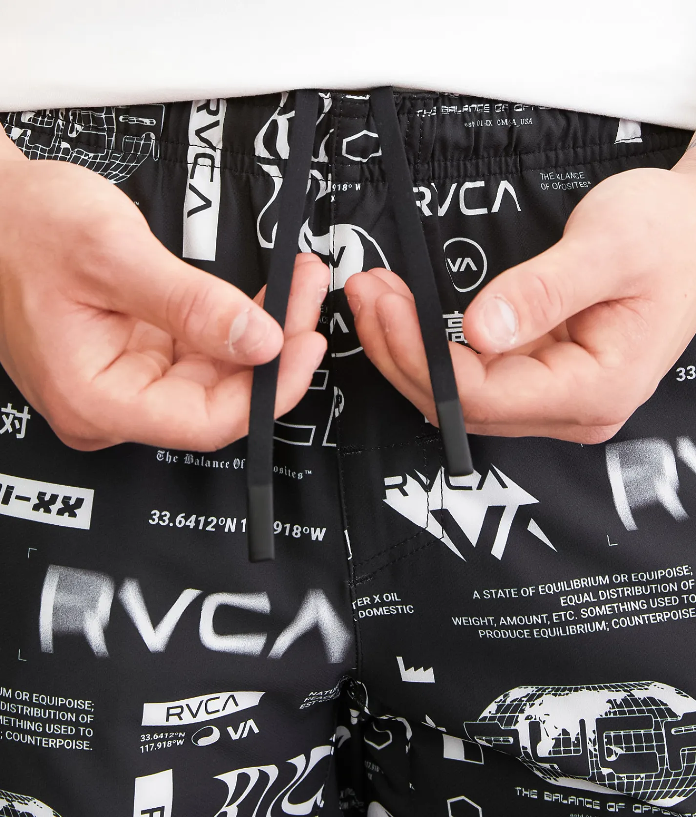 Bottoms|Shorts | RVCA Yogger Stretch Short All Brand All Over