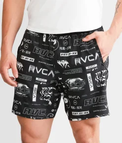 RVCA Yogger Stretch Short All Brand All Over Best