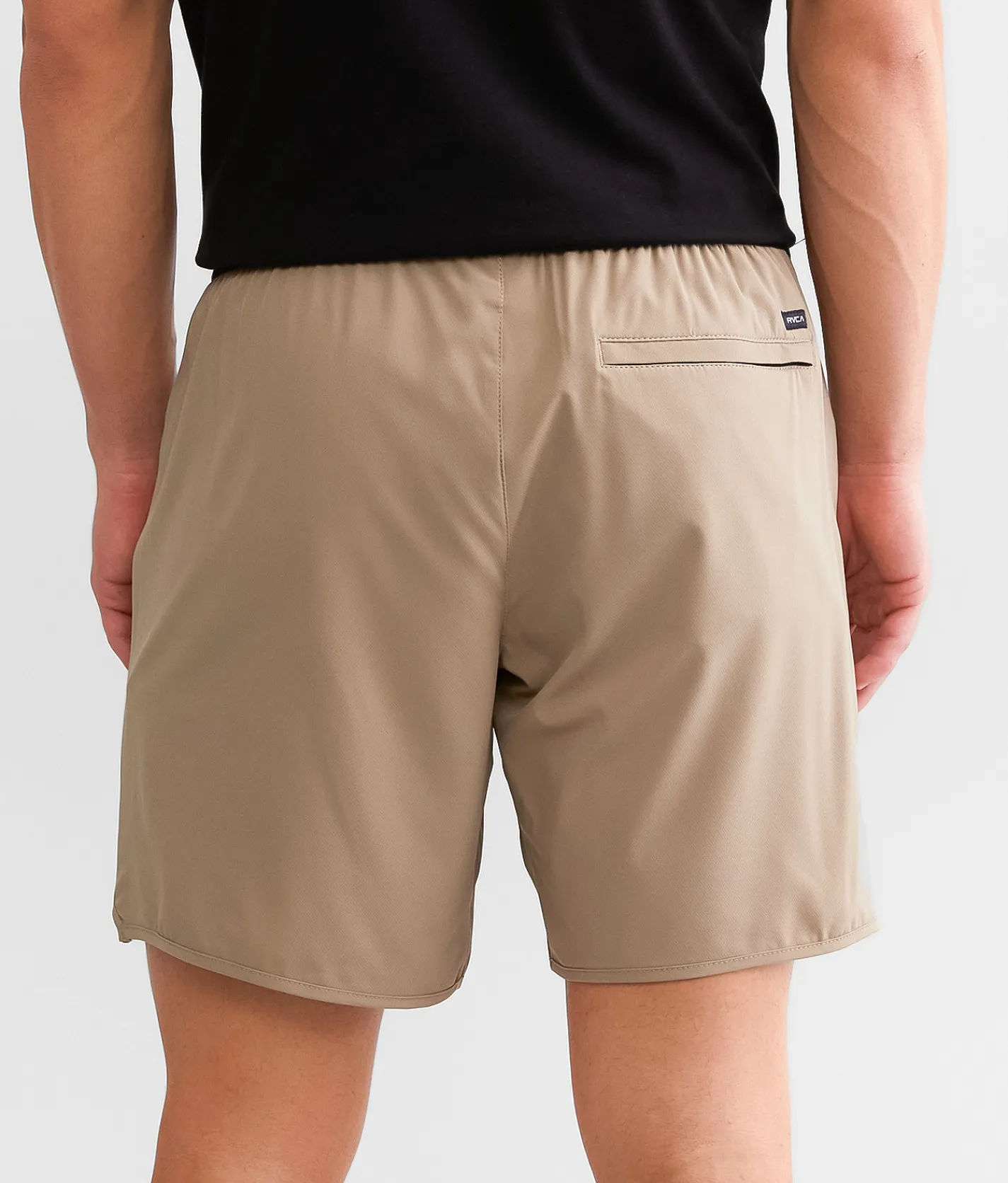 Bottoms|Activewear | RVCA Yogger Stretch Short Dark Khaki