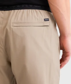 Bottoms|Activewear | RVCA Yogger Stretch Short Dark Khaki