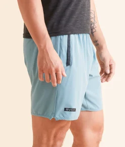 Bottoms|Activewear | RVCA Yogger Stretch Short Haze