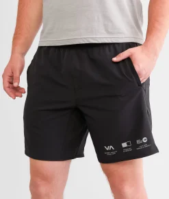 Bottoms|Activewear | RVCA Yogger Stretch Short Black