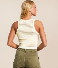 Tops | Free People You're Up Cropped Cami Tank Top Neutral Combo