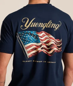 Tops|Graphic T-Shirts | JEDCo Yuengling All American T-Shirt Navy