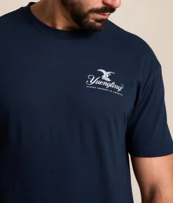 Tops|Graphic T-Shirts | JEDCo Yuengling All American T-Shirt Navy