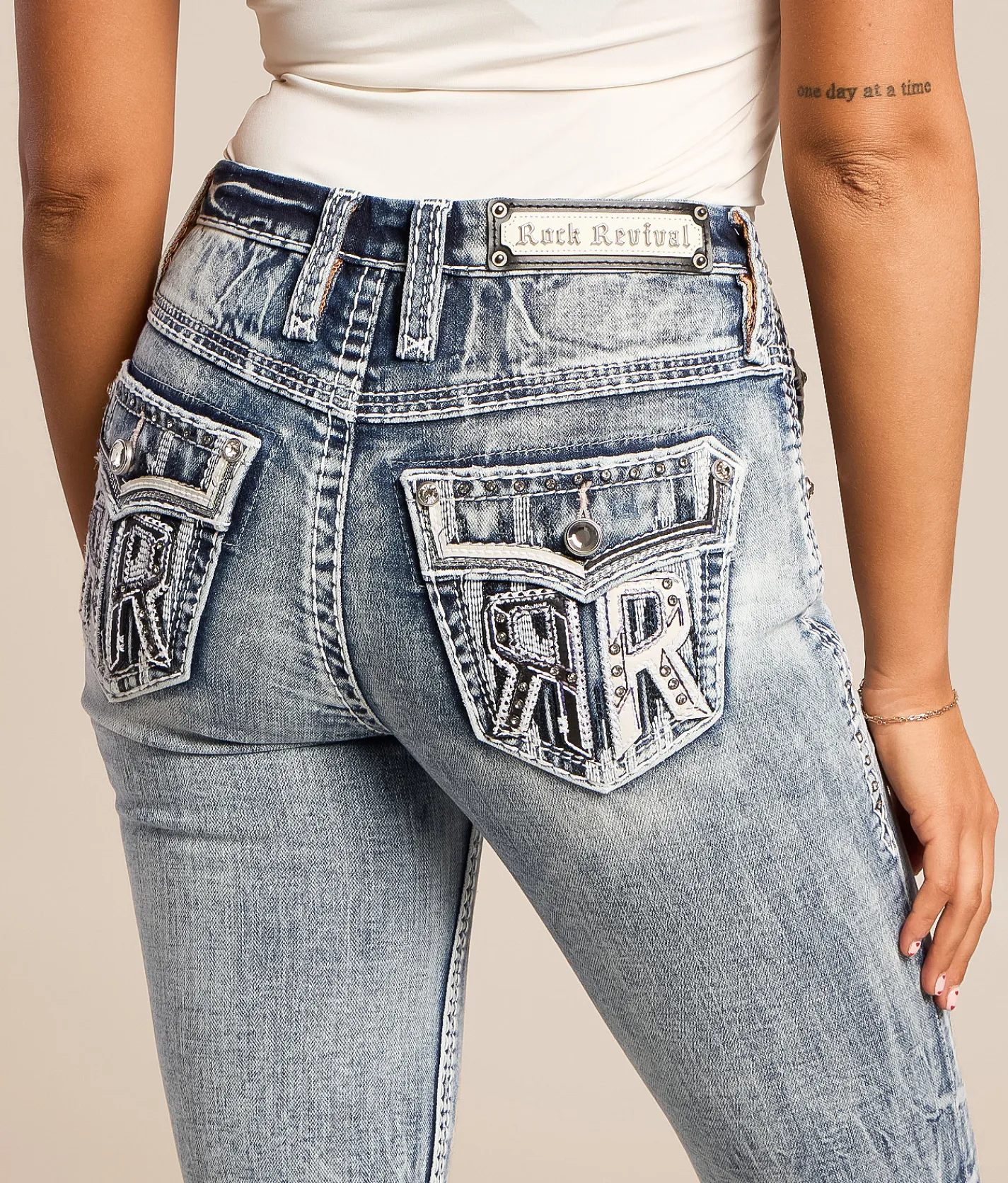 Rock Revival Yulini Curvy High Rise Boot Stretch Jean Yulini HB204 Outlet