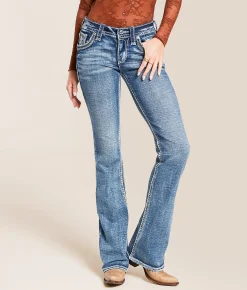 Rock Revival Yulini Low Rise Boot Stretch Jean Yulini B202 Outlet