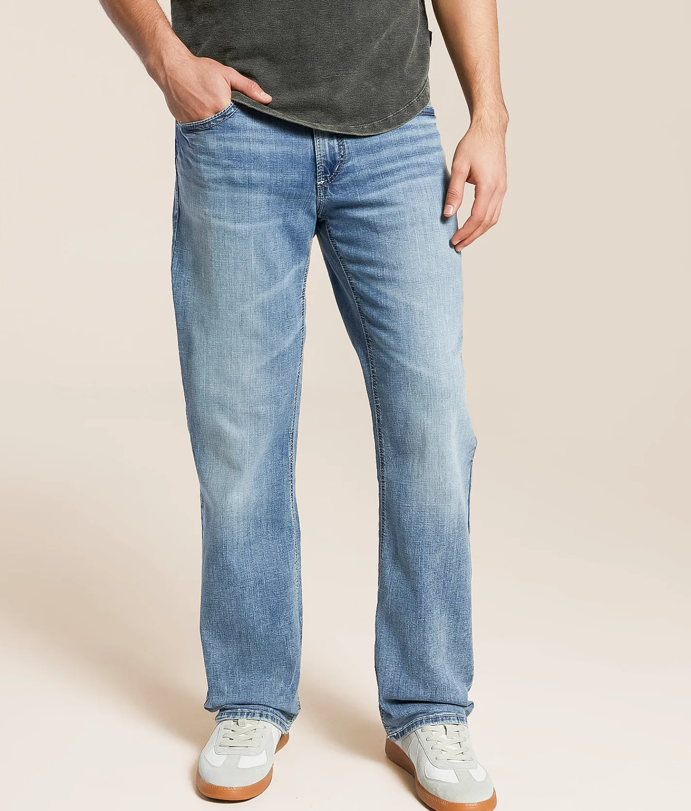 Silver Jeans Co.™ Zac Straight Stretch Jean Indigo Online