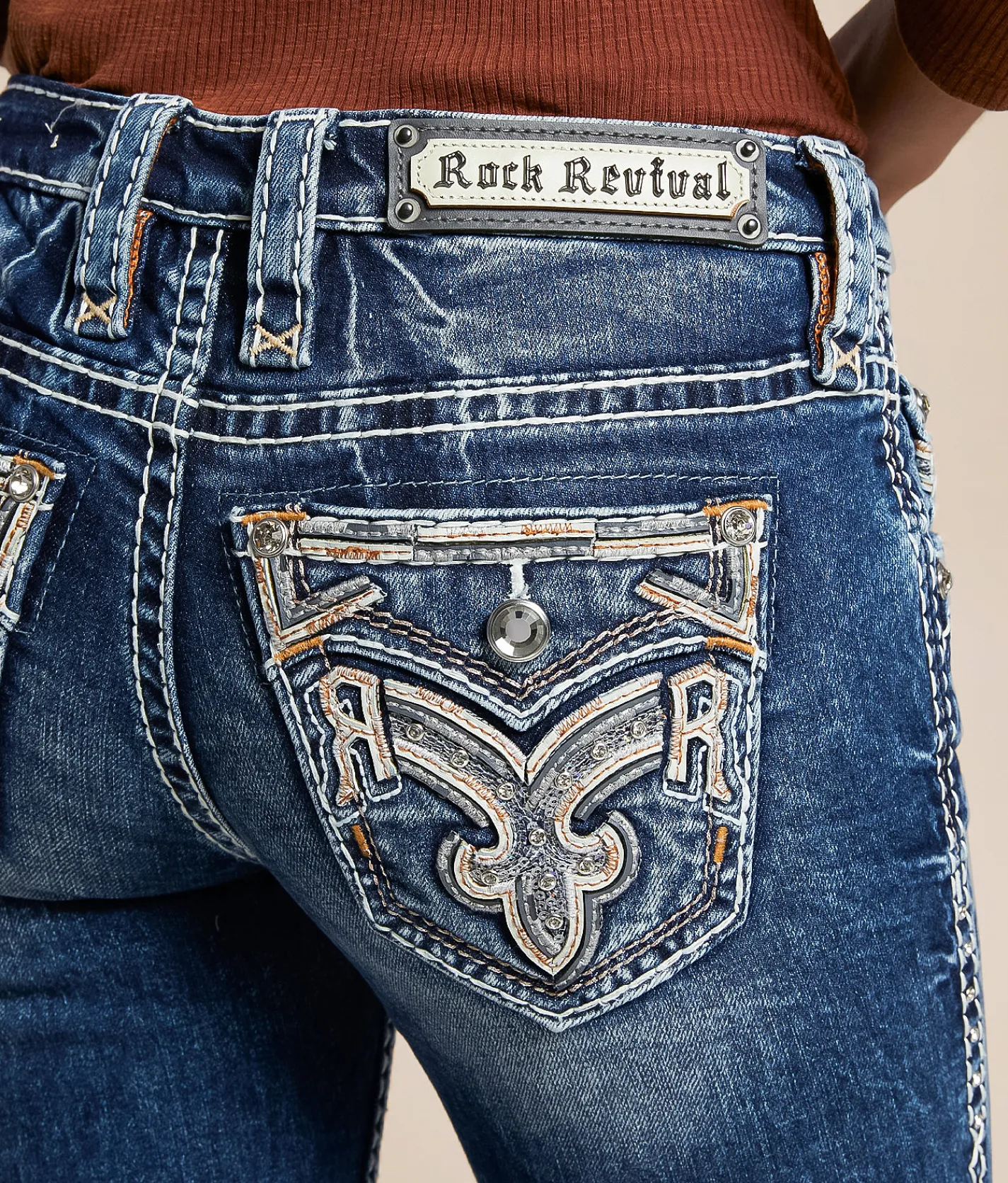 Rock Revival Zarina Low Rise Boot Stretch Jean Zarina B202 Online