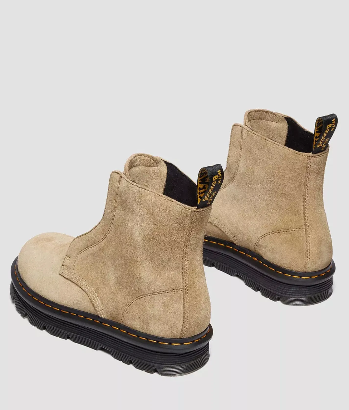Dr. Martens Zebzag Laceless Leather Ankle Boot Savannah Tan Online