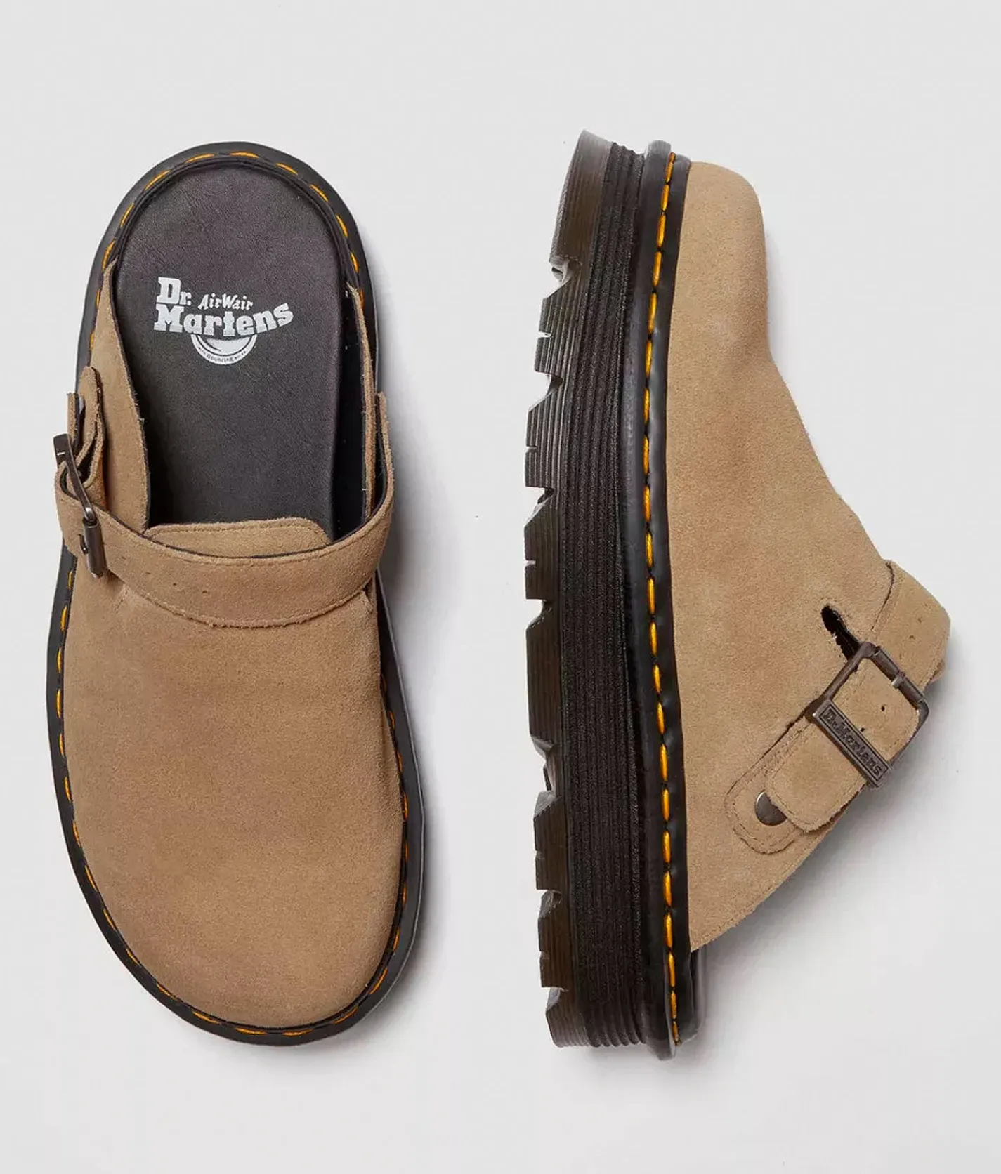 Dr. Martens ZebZag Suede Mule Savannah Tan Online