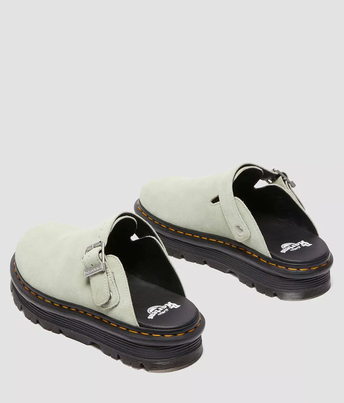 Dr. Martens Zebzag Suede Mule Sage Green Online
