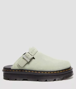 Dr. Martens Zebzag Suede Mule Sage Green Online