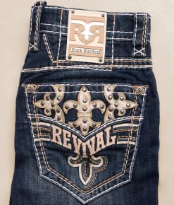 Bottoms|Rock Revival Jeans | Rock Revival Zeken Straight Stretch Jean Zeken J200