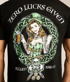 Sullen Zero Lucks Given T-Shirt Jet Black Online