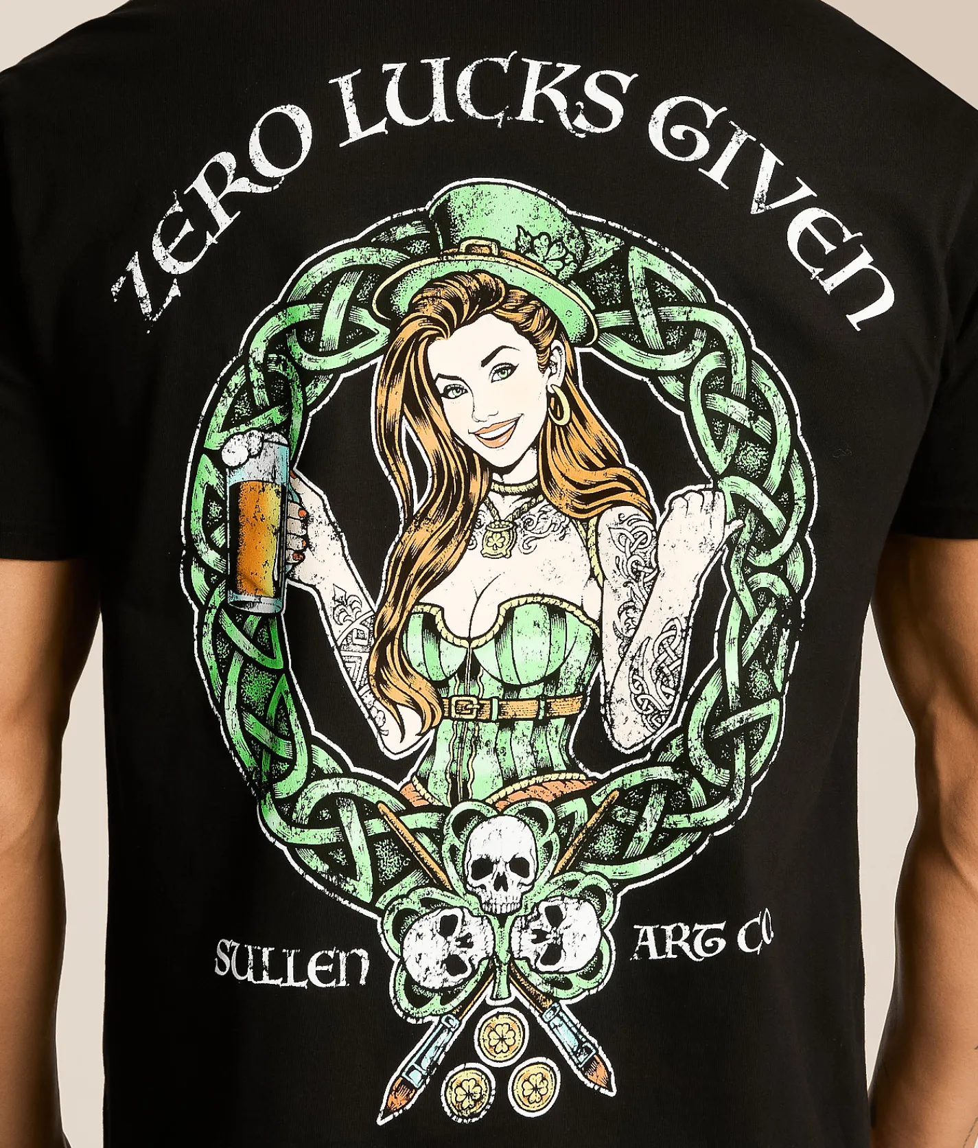 Sullen Zero Lucks Given T-Shirt Jet Black Online