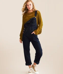 Free People Ziggy Denim Cuffed Overalls Powder Blue Hot