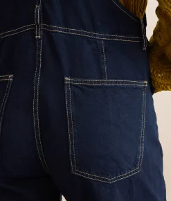 Free People Ziggy Denim Cuffed Overalls Powder Blue Hot