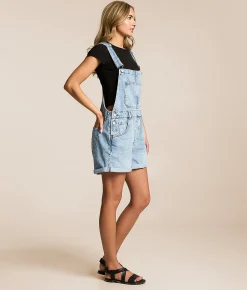 Free People Ziggy Overall Short Follow Your Heart Hot
