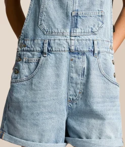 Free People Ziggy Overall Short Follow Your Heart Hot