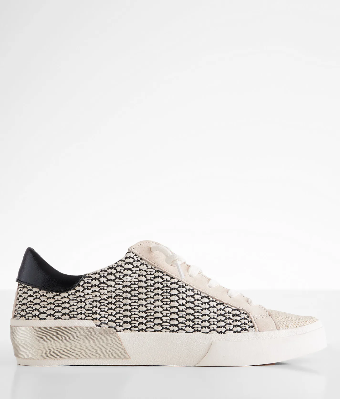 Shoes | Dolce Vita Zina Low Top Raffia Sneaker Black Natural Raffia