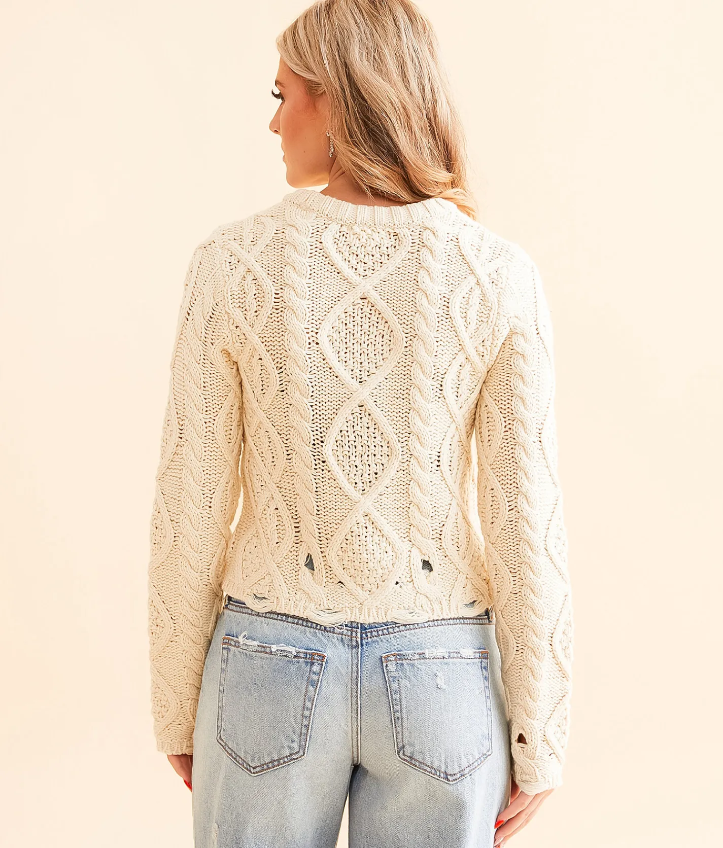 Tops | Gilded Intent Zip-Up Cropped Sweater Birch