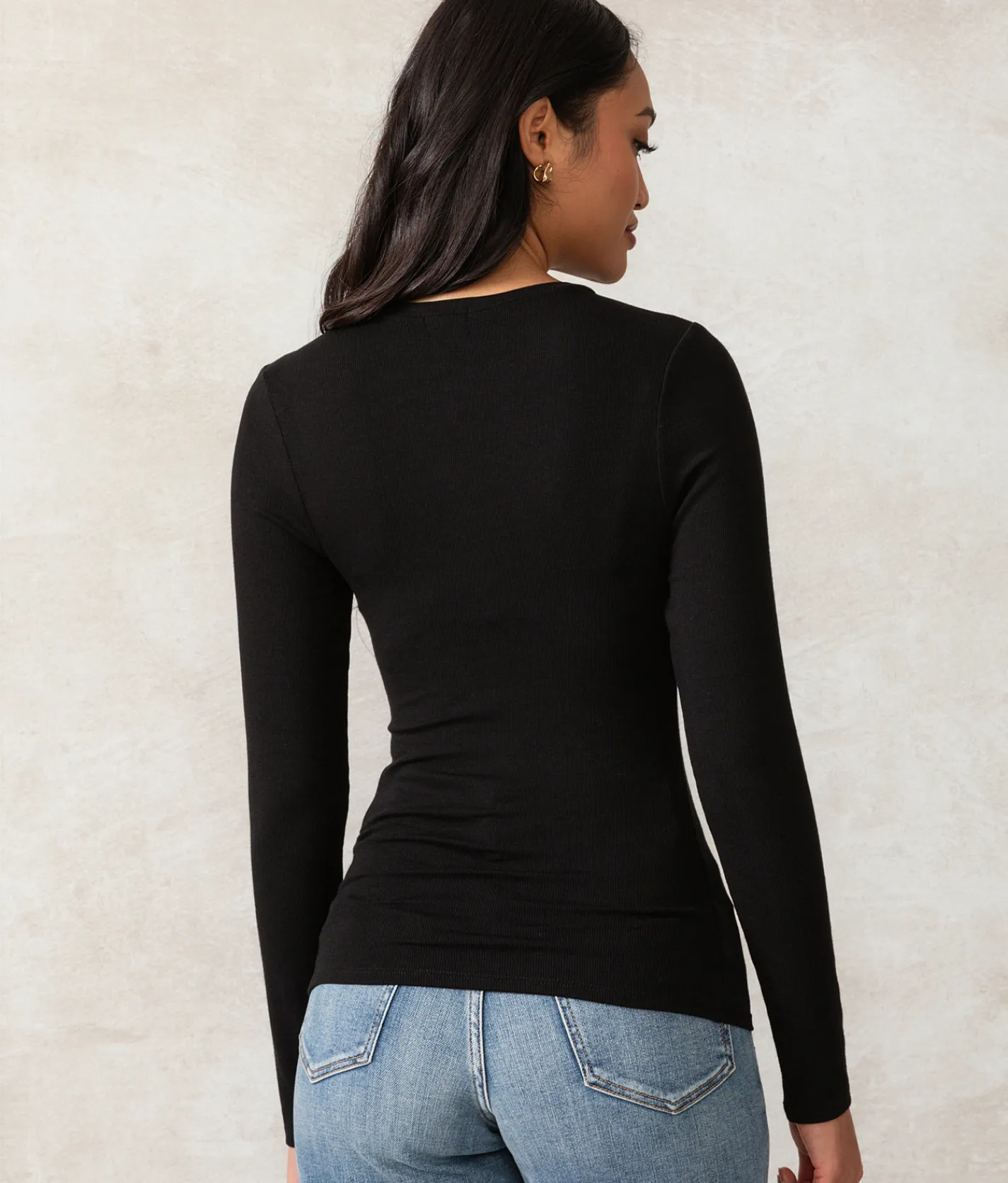 Buckle Black Zoey Ribbed Top Olive Night