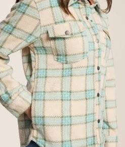 Tops | O'Neill Zuma High Pile Superfleece Shirt Nile Blue